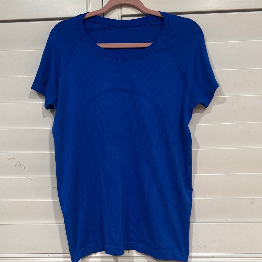 lululemon athletica Royal Blue Short Sleeve Tee